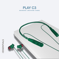 Realfit Tech Essentials PLAY C3 Wireless Neckband Earphones